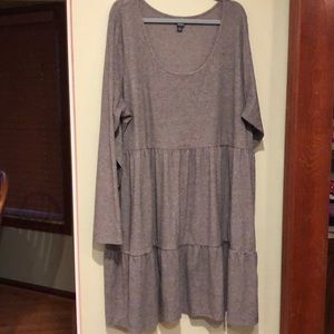 Wild Fable size 4x grey babydoll dress